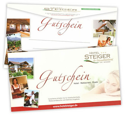Gutschein Hotel Steiger, Schwangau
