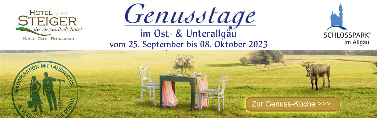 Genusstage im Ostallgäu vom 25.09. bis 08.10.2023